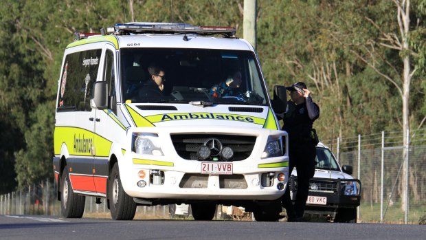 Paramedics remained on stand-by on Tuesday morning.
