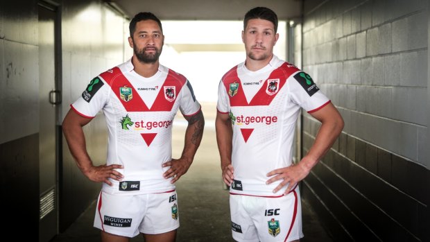 Dynamic duo: Benji Marshall and Gareth Widdop are getting their act together for the Dragons. 