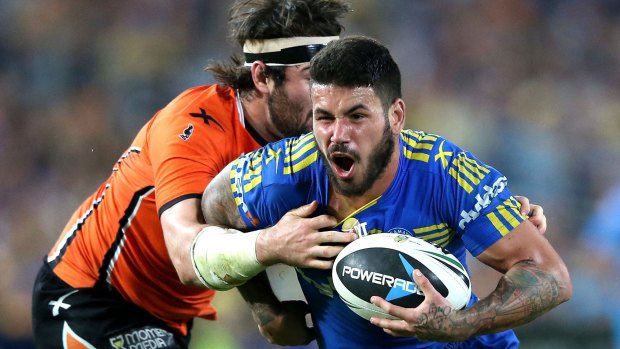 Concussion fear: The Eels are being investigated for sending Nathan Peats back onto the field after a head knock against the Warriors.