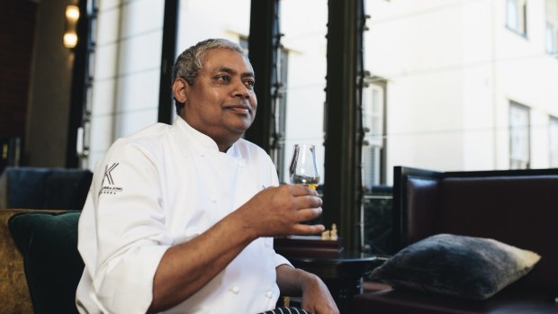 Hotel Kurrajong's executive chef Saju Rajappan, well-known in Canberra, has created a whisky-inspired menu in honour of prime minister Ben Chifley who enjoyed it as a tipple.