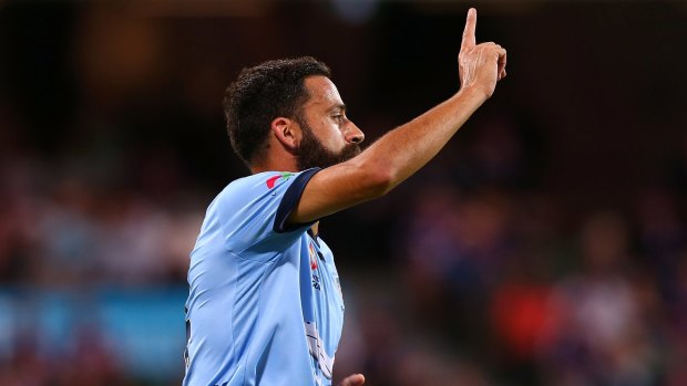 Best is yet to come: Alex Brosque thinks Sydney can find another gear.