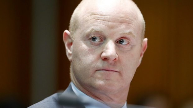 CBA chief executive Ian Narev, whose bank stands accused of breaching the Anti-Money Laundering and Terrorism Funding Act 55,700 times.