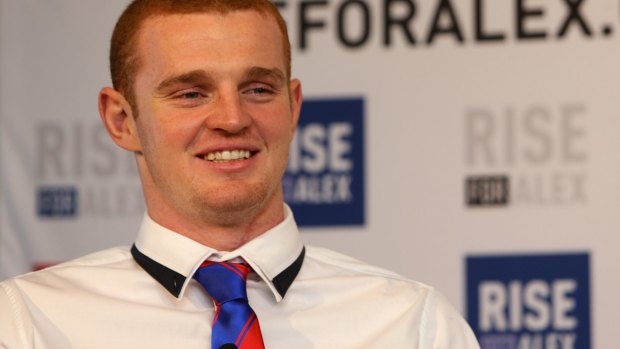 New role: Alex McKinnon has started a job in the Newcastle Knights' recruitment department.