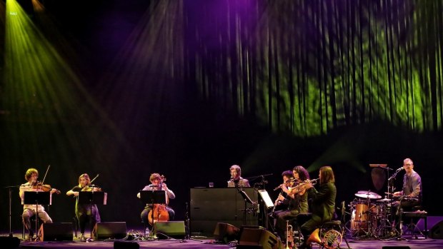 Ben Folds performs at the Opera House Concert Hall with Brooklyn ensemble yMusic.