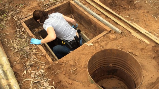 Police will further allege a large scale underground network of concealed tunnels and rooms were found.