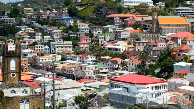 Colourful St Croix in US Virgin Islands.
