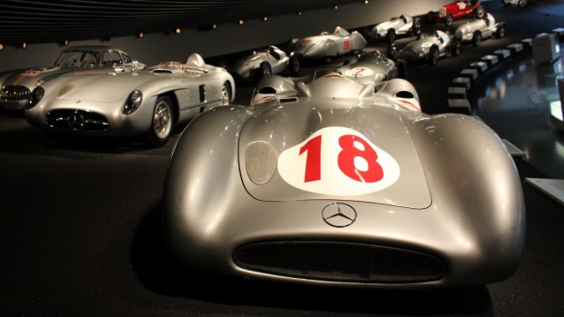 The Mercedes-Benz museum is home to hundreds of priceless cars. 