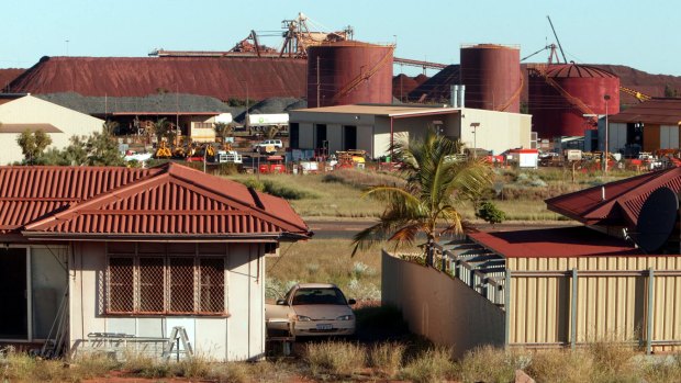 Pilbara house prices have plunged as the mining boom has ended.