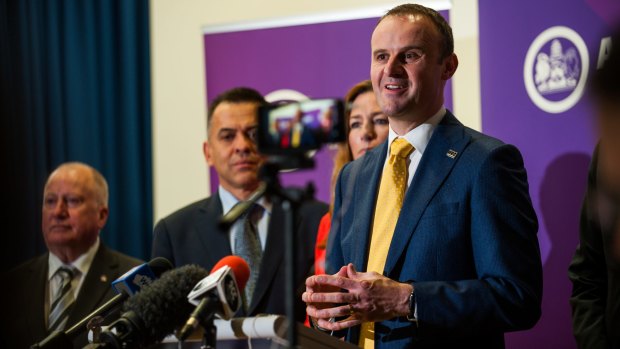 Chief Minister Andrew Barr: A festival of finance.