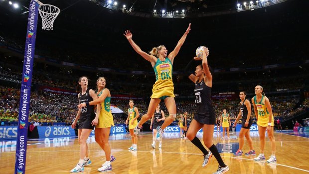 Netball heartland: Australia beat New Zealand in the World Cup final in Western Sydney last year.