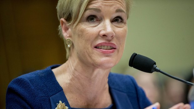 Cecile Richards, president of Planned Parenthood Federation of America, speaks at a House Oversight and Government Reform Committee hearing in Washington on Tuesday.