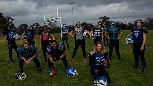American football is catching on in Australia, with women's gridiron in Victoria experiencing particularly rapid growth. 