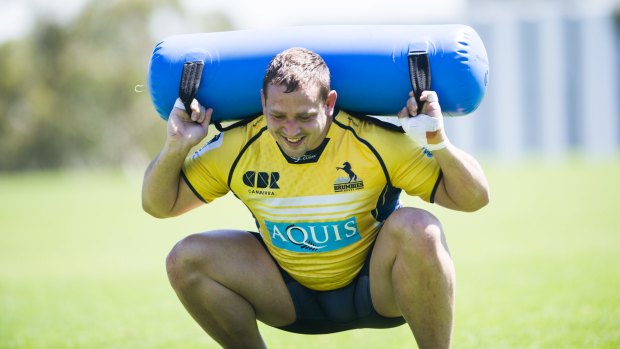 Ruan Smith will start his first game with the Brumbies in more than 12 months.


2 Feburary 2015
Photo: Rohan Thomson
The Canberra Times