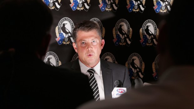 Collingwood CEO Gary Pert has resigned.