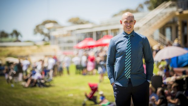 Terry Campese enjoyed a send-off at Queanbeyan's Boxing Day races before moving to the UK.