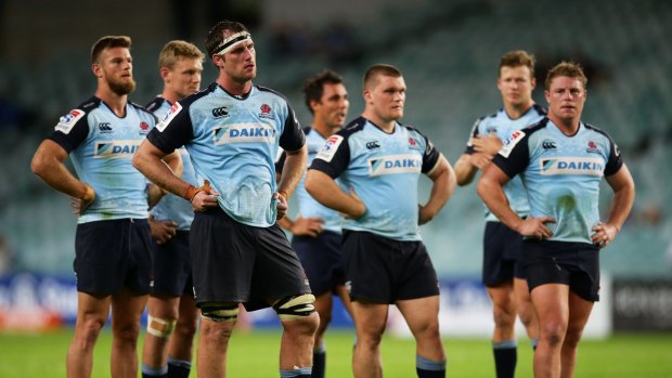 Woeful: The Waratahs slumped to a demoralising loss against the Kings.