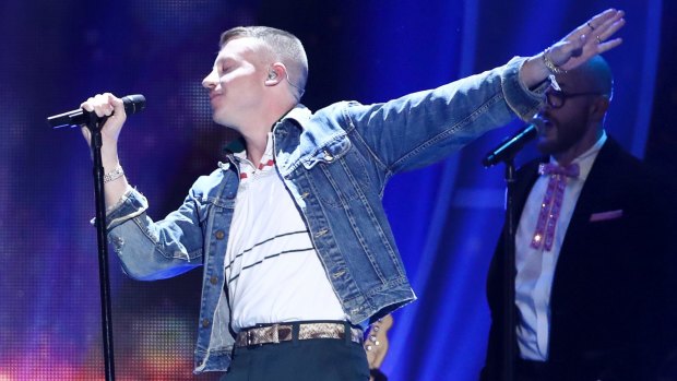 Seattle rapper Macklemore has found himself caught up in Australia's marriage equality debate.