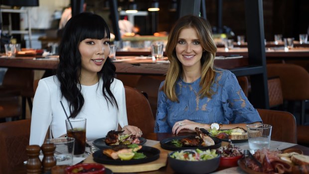 Dami Im, pictured with Kate Waterhouse, says she loves the music of the Carpenters. 