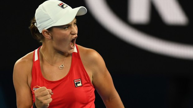 Ashleigh Barty is proving herself a fierce opponent.