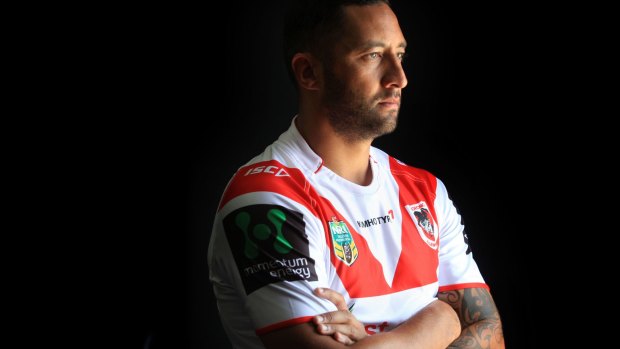 Ready to fire: Dragons halfback Benji Marshall.