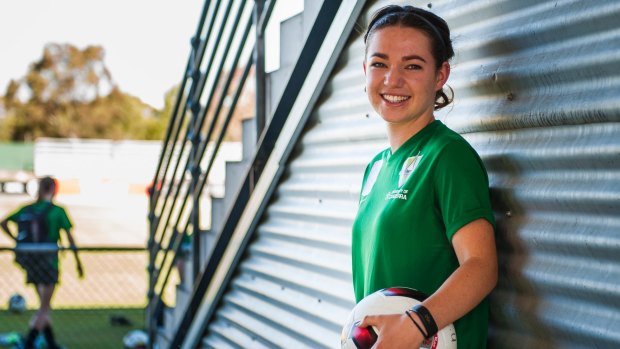 At just 17, Grace Maher has captained the Young Matildas and been earmarked as a future captain for Canberra United.
