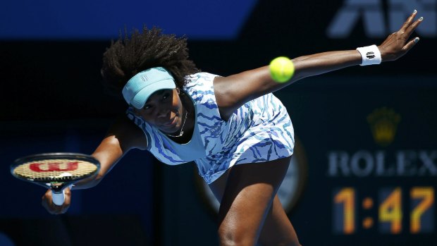 Cat’s back: With illness behind her, Venus Williams has progressed to the fourth round. 