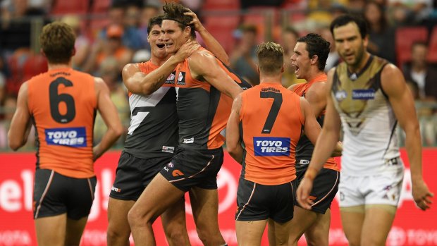 Giant strides: Greater Western Sydney continue to make an impact on the AFL.