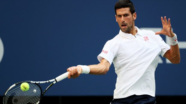 Puzzle solved: Novak Djokovic is into the final of the US Open with a four sets victory over Gael Monfils.
