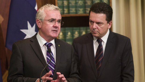 Andrew Wilkie MP and Senator Nick Xenophon.