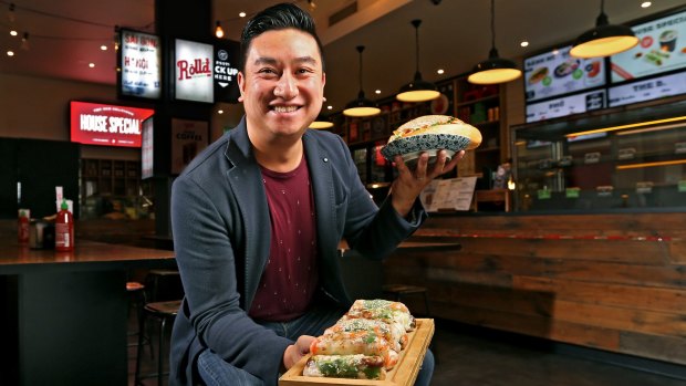Bao Hoang, co-founder of the Vietnamese street food franchise Rolld.