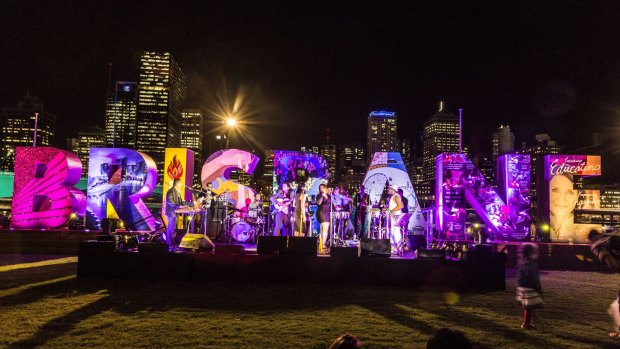 The old BRISBANE sign in October 24, during the lead-up to the G20.