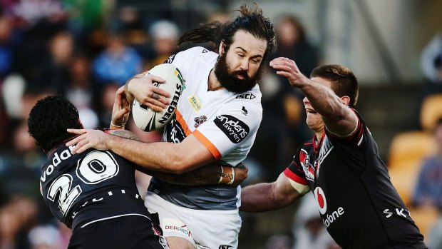 Timely return: Aaron Woods has recovered from a virus and will start against the Canberra Raiders.