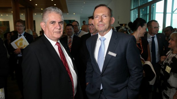 Liberal MP Ken Wyatt, left, pictured with Mr Abbott, said both the Prime Minister and Mr Shorten were genuine throughout the summit.