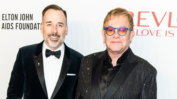 Elton has been married to David Furnish since 2005.