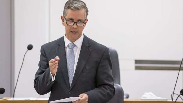 Opposition Leader Jeremy Hanson will revisit the merger of the public trustee and guardian if he wins government. 
