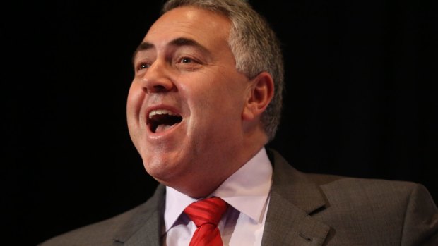 Treasurer Joe Hockey addressed the CEDA conference at Parliament House in Canberra on Monday 22 June 2015. Photo: Andrew Meares