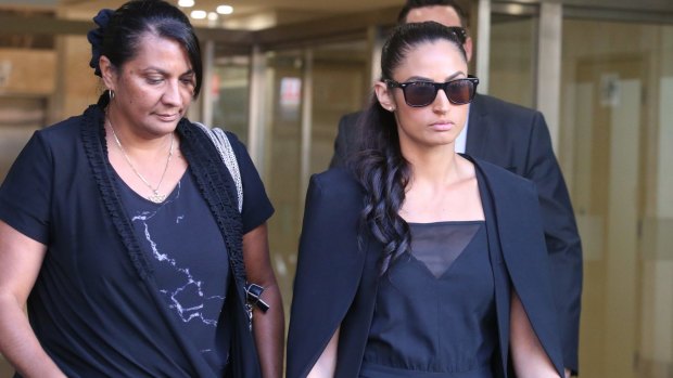 Nova Peris was with her daughter Jessica in court for the hearing. 