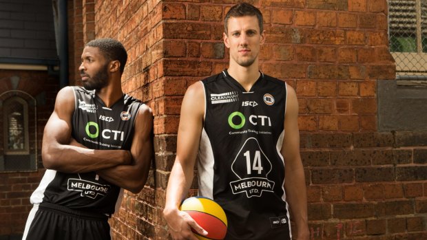 United they stand: Hakim Warrick and Daniel Kickert have formed a dynamic combination at Melbourne this season. 