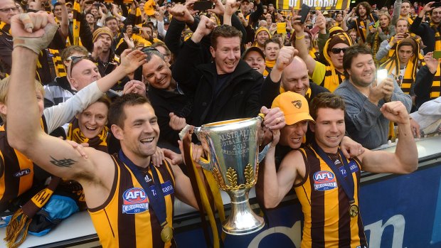 Hawks skipper Luke Hodge will again lead the side in 2016.