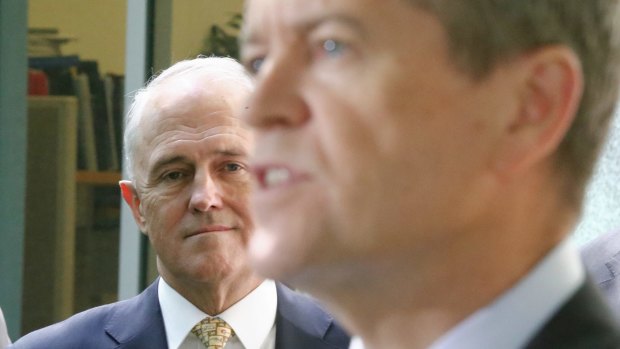 As Malcolm Turnbull shrinks, Bill Shorten is quietly growing larger.