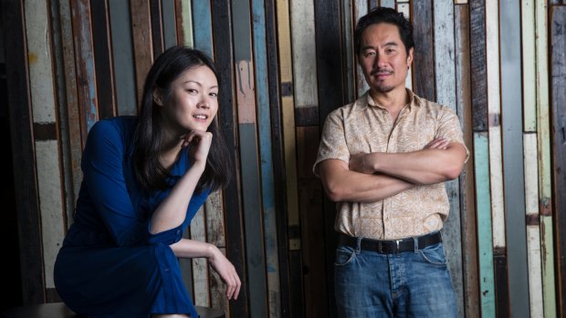 Actors Anthony Brandon Wong and Jenny Wu are the stars of Sydney Theatre Company's <i>Chimerica</i>.