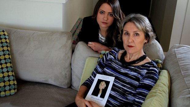 Alana Goldsmith's mother, Judy, and sister Simone, at their home in Cammeray.