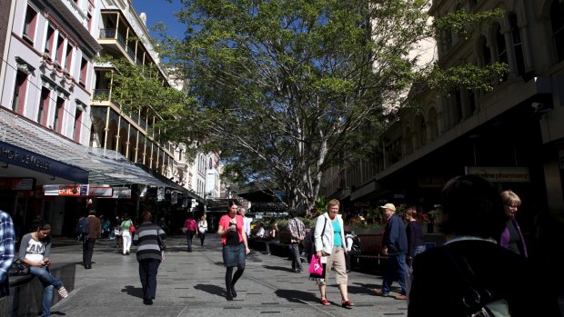 Fifty-eight per cent agreed that the Queen Street Mall was safe after dark.