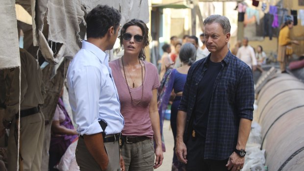 Gary Sinise, right, is baffled by the criticism of the new series of 