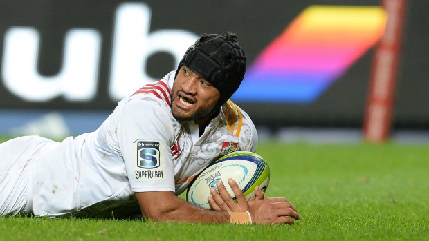 Touchdown: Tevita Koloamatangi scores a try for the Chiefs during the match against the Stormers at Newlands.