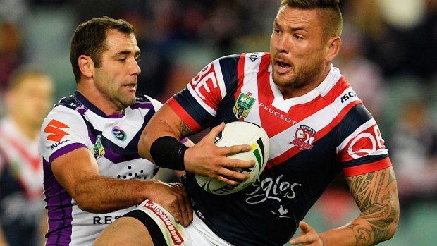 Not giving up: Jared Waerea-Hargreaves hasn't ruled out a top-eight finish for the struggling Roosters.