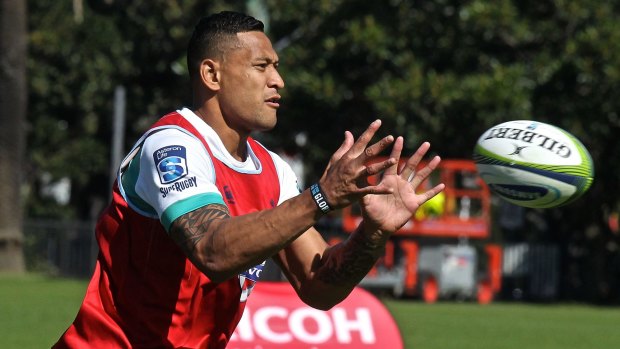Israel Folau says the Waratahs have to lift against the Brumbies.
