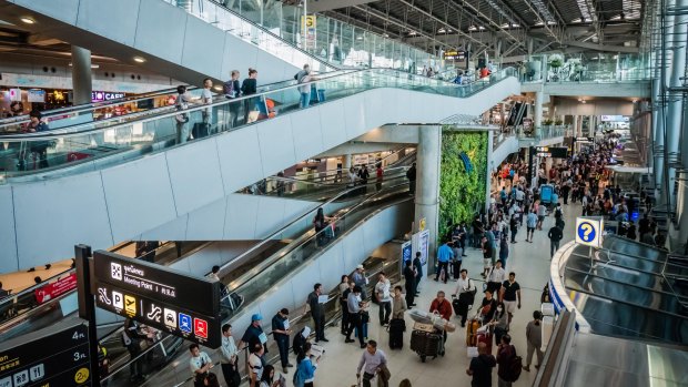 Bangkok's Suvarnabhumi Airport boasts the fourth-largest single-building terminal in the world.