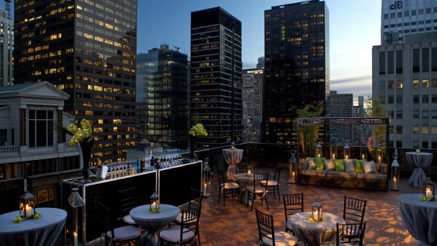 A visit to the rooftop Salon de Ning bar is a must.