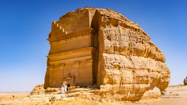 Dating from the Nabatean kingdom, Qasr Al-Farid is a UNESCO World Heritage site.